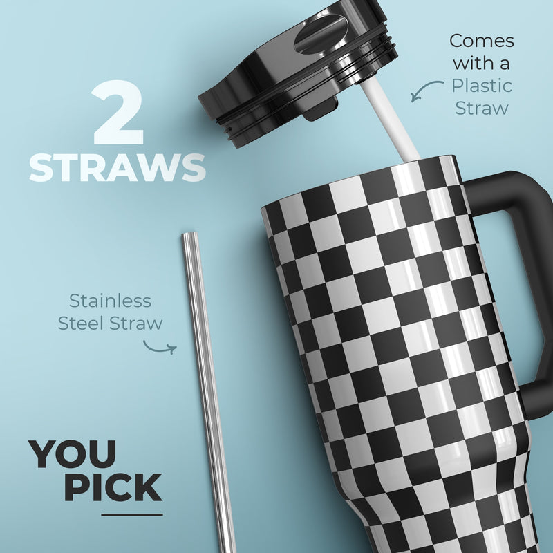Thicc 40oz Pink Floral